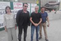 Фронтмена группы Rammstein Тилля Линдеманна заметили в центре Киева
