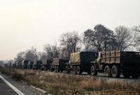 Из России на Донбасс прибыла колонна военной спецтехники
