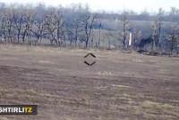 Офицер ВСУ показал видео ликвидации двух террористов на Донбассе