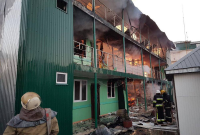 В Одесской области в результате масштабного пожара сгорели две базы отдыха
