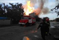 В Тернопольской области взрыв на спиртзаводе спровоцировал масштабный пожар