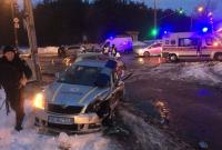 В Киеве Hyundai влетел в машину полиции, правоохранители в реанимации