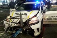 Под Борисполем пьяный водитель Jaguar разбил полицейскую Toyota, двое патрульных травмированы