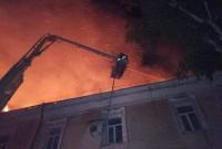 В Луцке ночью горел военный госпиталь