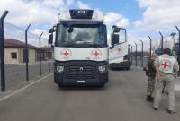 Пять грузовиков с гуманитаркой от ООН проследовали на оккупированный Донбасс